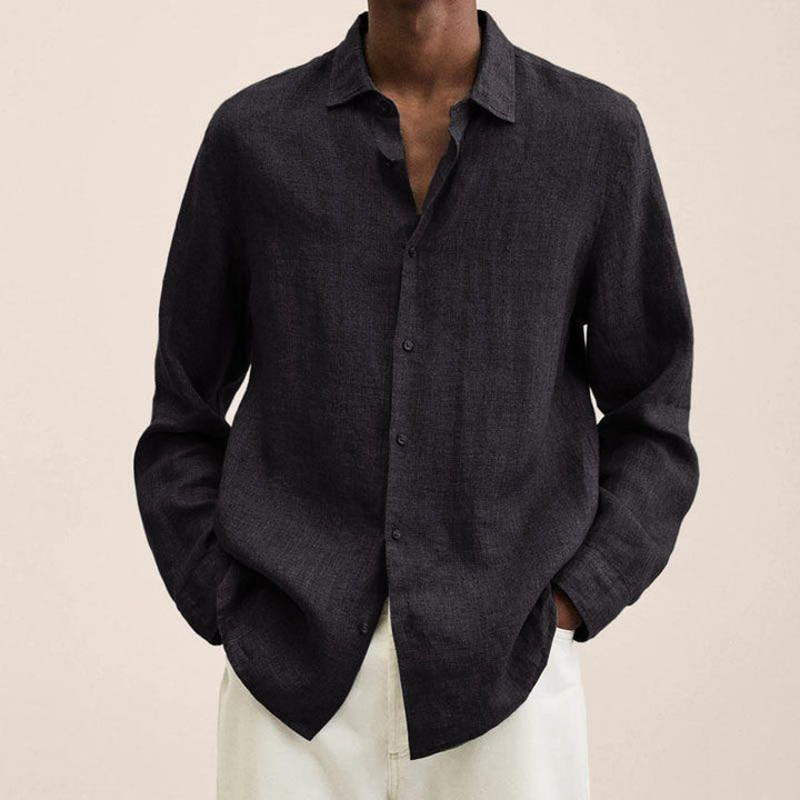 Nathan | Button Down Long Sleeve Shirt