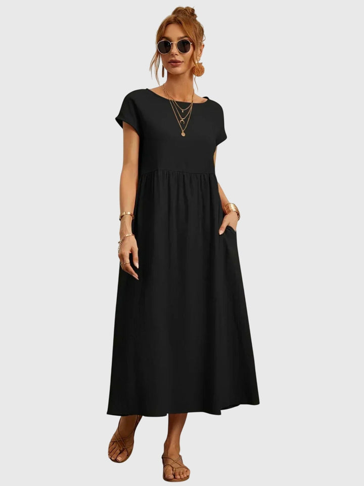 Juno | Casual Midi Dress with Pockets
