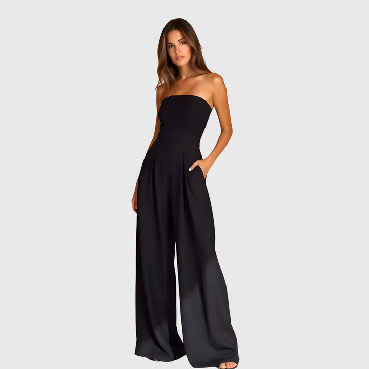Dunja | Elegant Strapless Jumpsuit