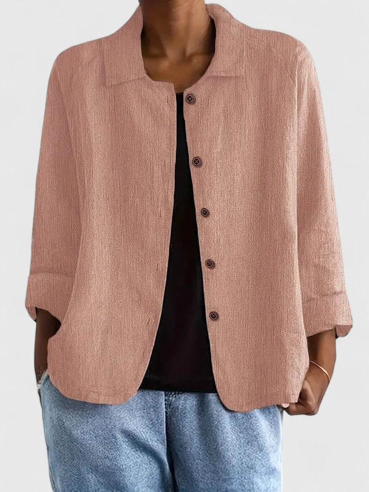 Kathleen | Relaxed Button Up Shirt with Collar