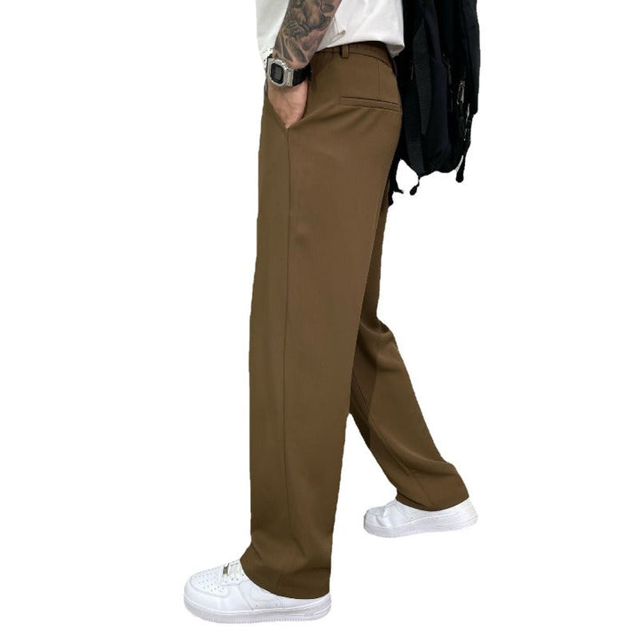 Armand | Pleated Front Straight Leg Trousers