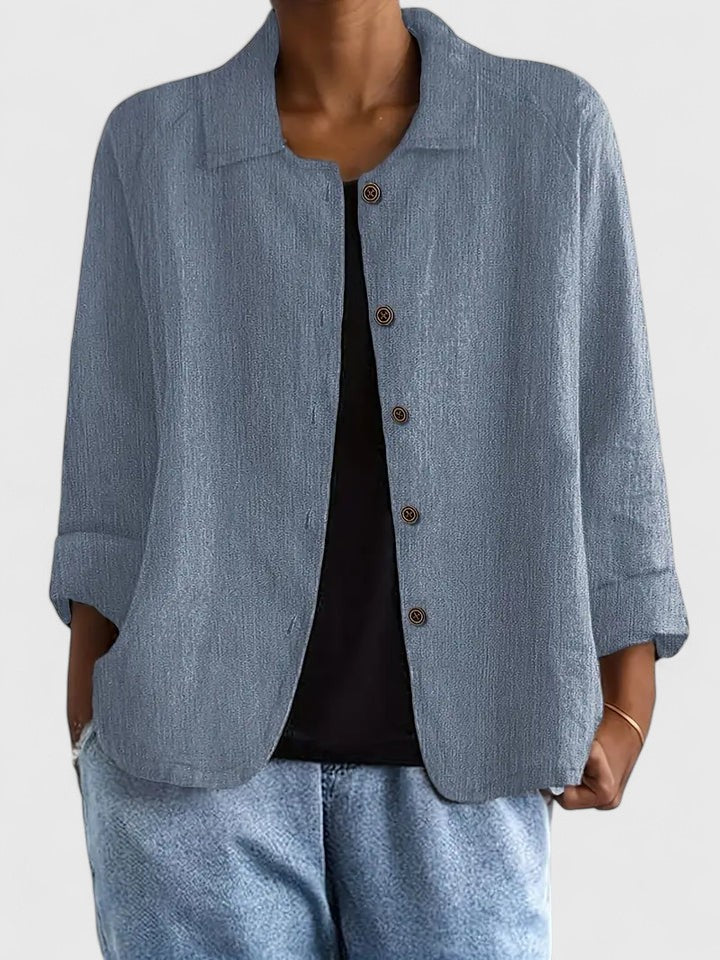 Kathleen | Relaxed Button Up Shirt with Collar