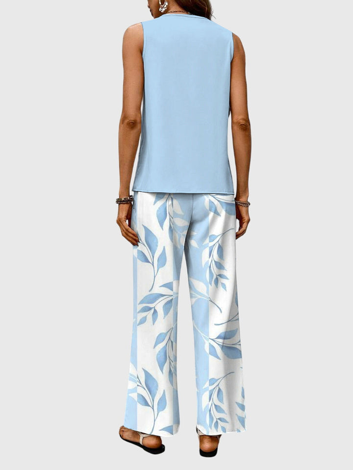 Amalina | Square Neck Two-Piece Set