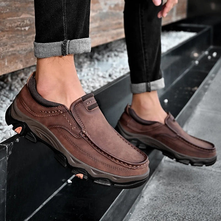 Asher | Round Toe Thick Sole Loafers