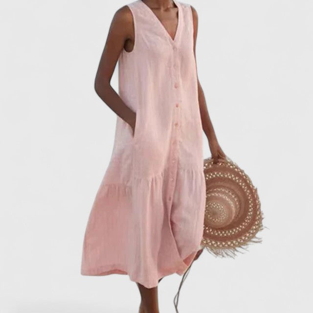 Aliana | Breezy Summer Midi Dress