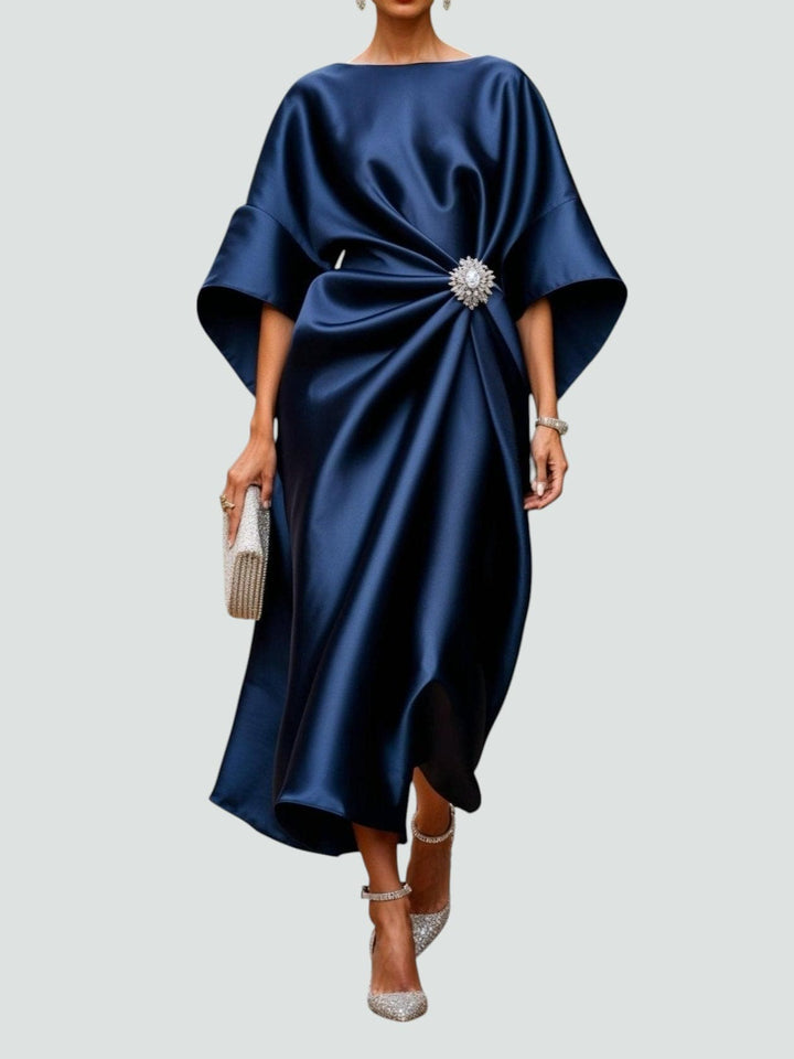 Edwige | Luxe Shimmer Maxi Dress