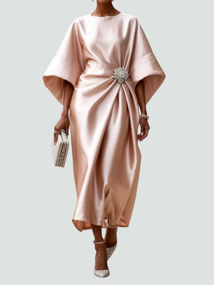 Edwige | Luxe Shimmer Maxi Dress