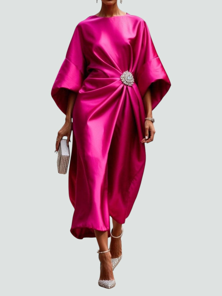 Edwige | Luxe Shimmer Maxi Dress