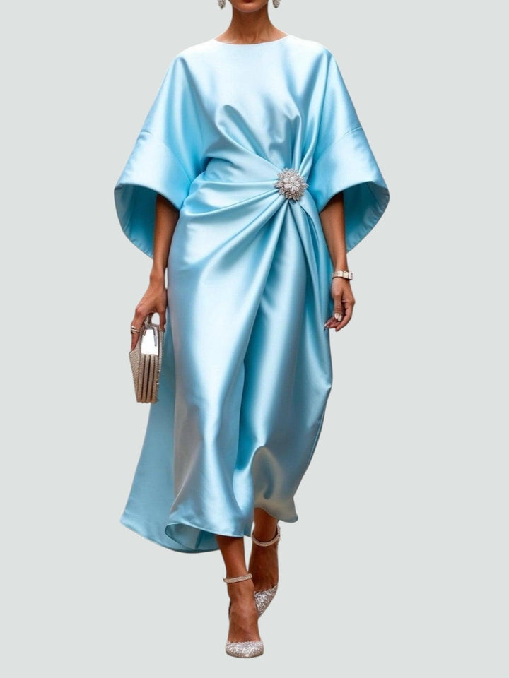 Edwige | Luxe Shimmer Maxi Dress