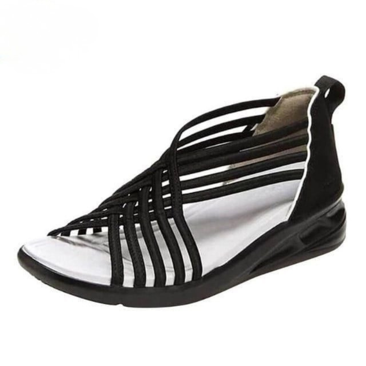 Amparo | Strappy Wedge Sandals with Open Toe