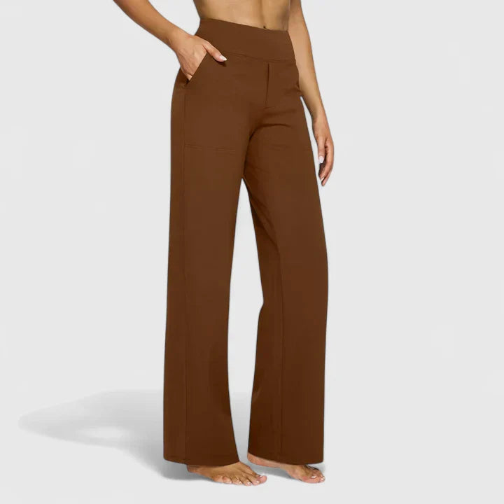 Callista | Wide Leg Pants with Side Pockets