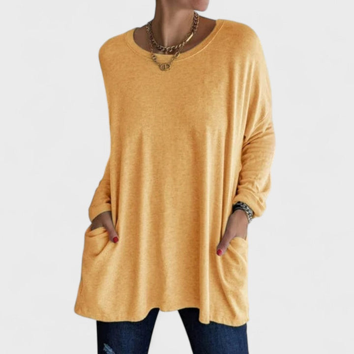 Elyse | Long Sleeve Relaxed Top