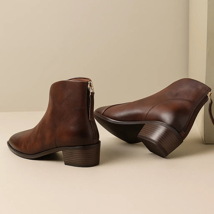 Carmela | Pointed Toe Ankle Heel Boots