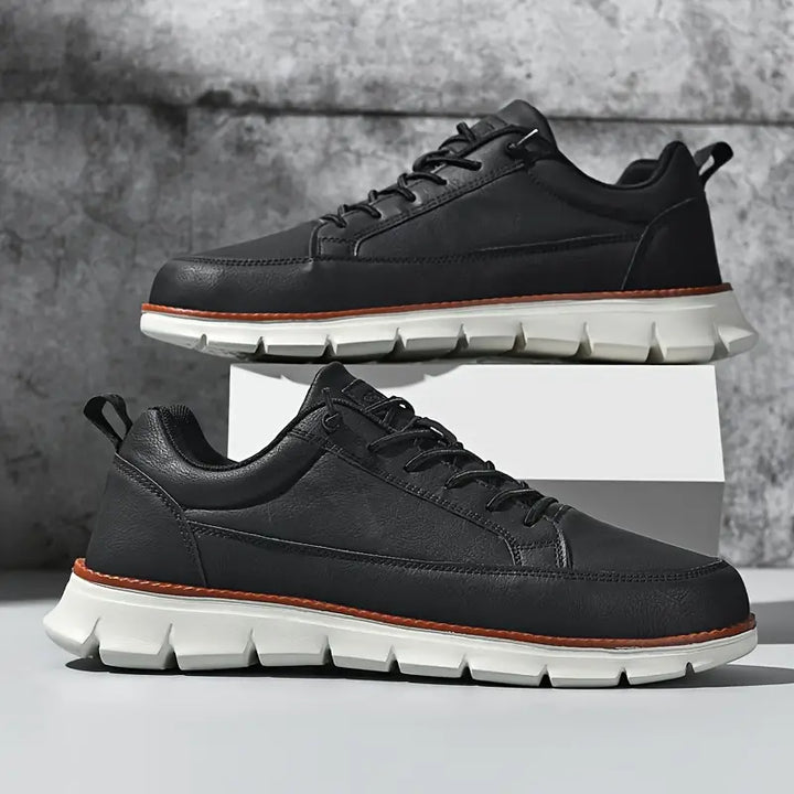 Ahmad | Rounded Toe Panel Sneakers