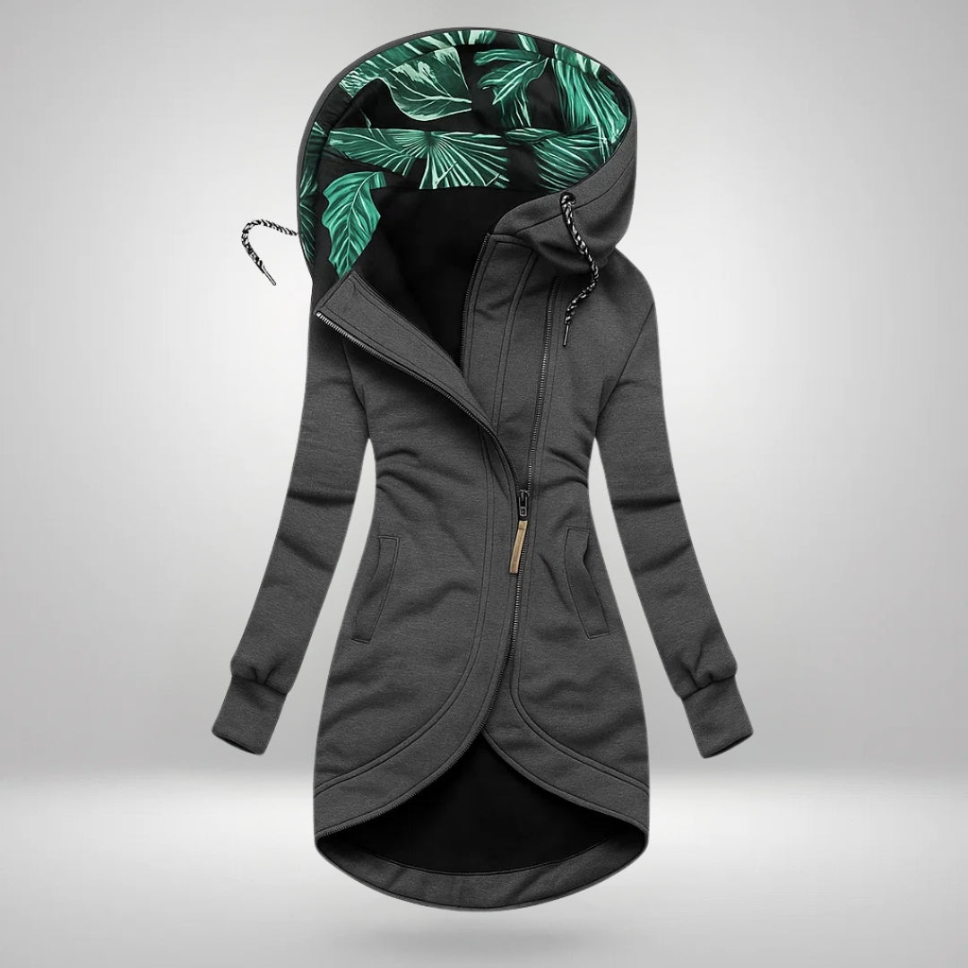 Fallon | Hooded Zip-Up Winter Coat with Pockets