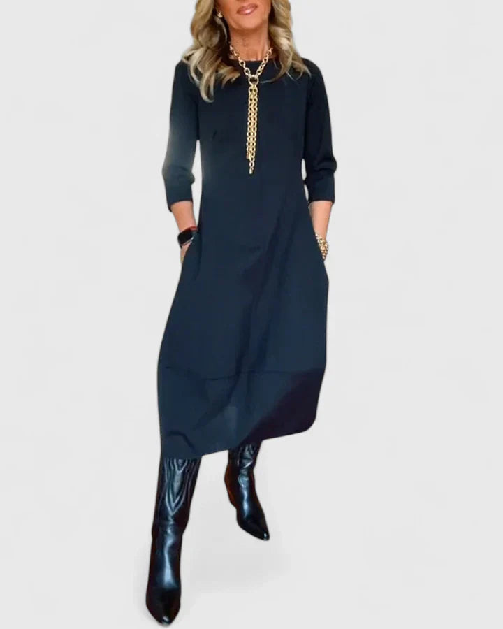 Allina | Flowing Midi Dress