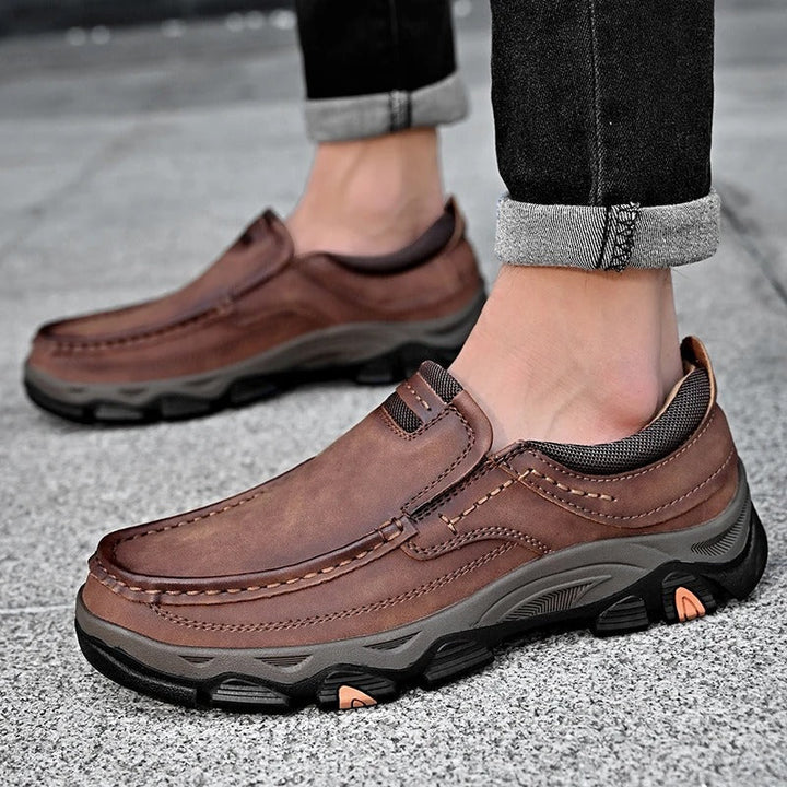 Asher | Round Toe Thick Sole Loafers