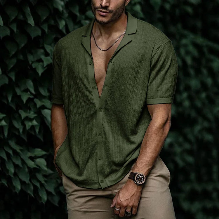Bradley | Short Sleeve Casual Button Shirt
