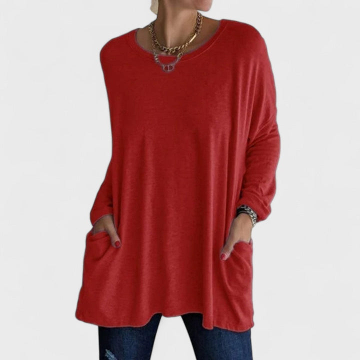 Elyse | Long Sleeve Relaxed Top