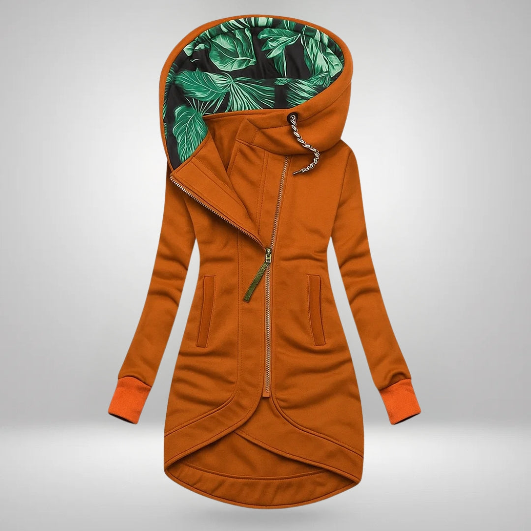 Fallon | Hooded Zip-Up Winter Coat with Pockets