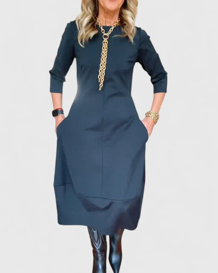 Allina | Flowing Midi Dress