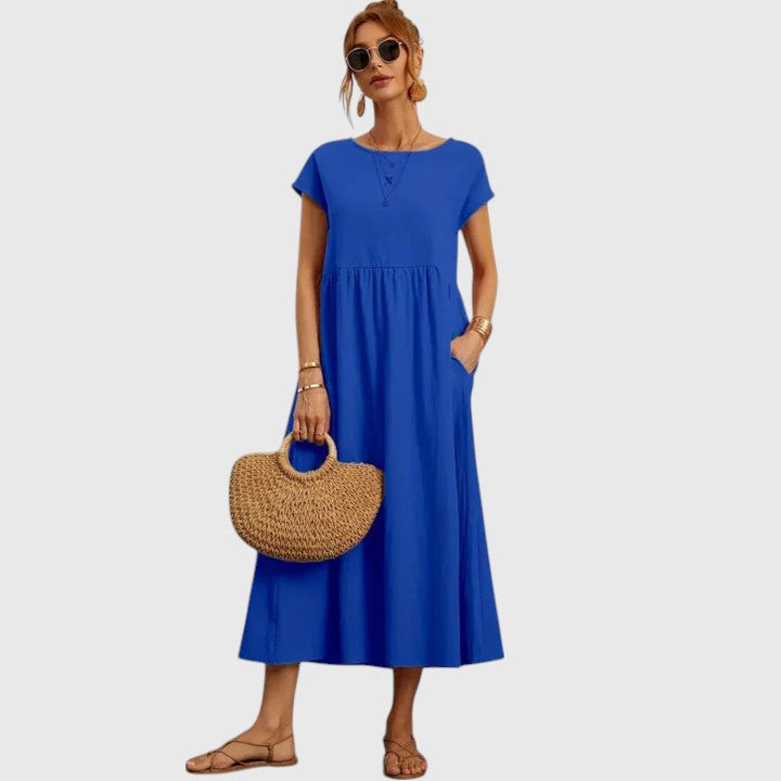 Mariana | Relaxed Empire Waist Midi Dress