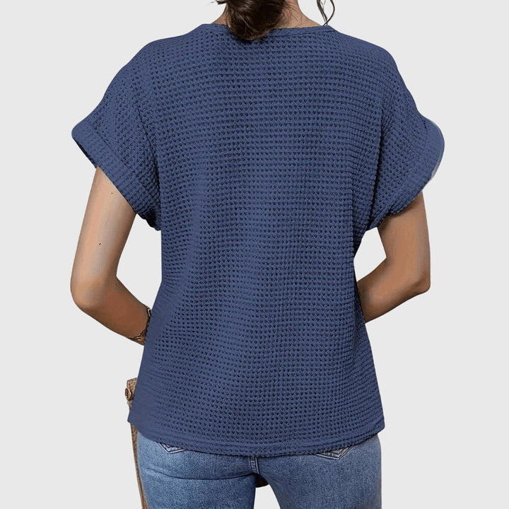 Verdi | Crochet Lace Detail Blouse Short Sleeve
