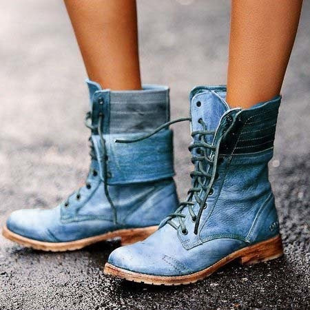 Autumn | Ankle Height Lace-Up Boots