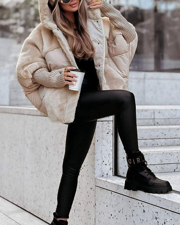 Eunice | Faux Fur Puffer Jacket with Hood