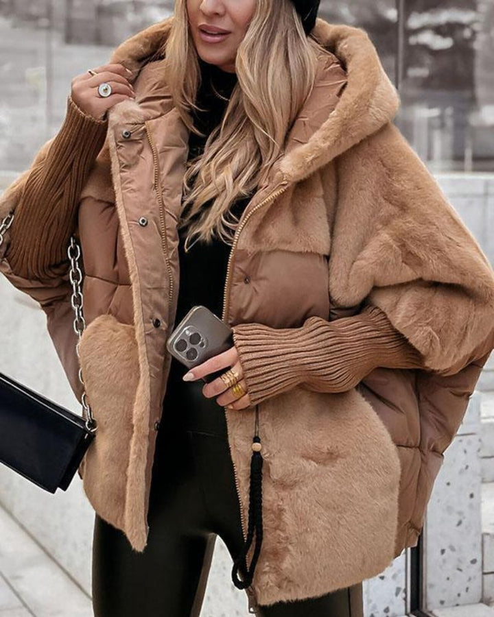 Eunice | Faux Fur Puffer Jacket with Hood