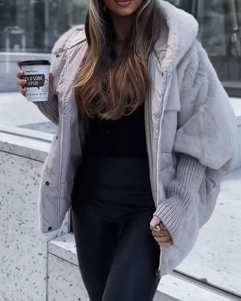 Eunice | Faux Fur Puffer Jacket with Hood