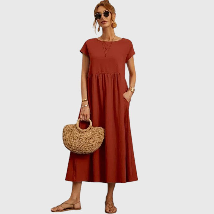 Mariana | Relaxed Empire Waist Midi Dress
