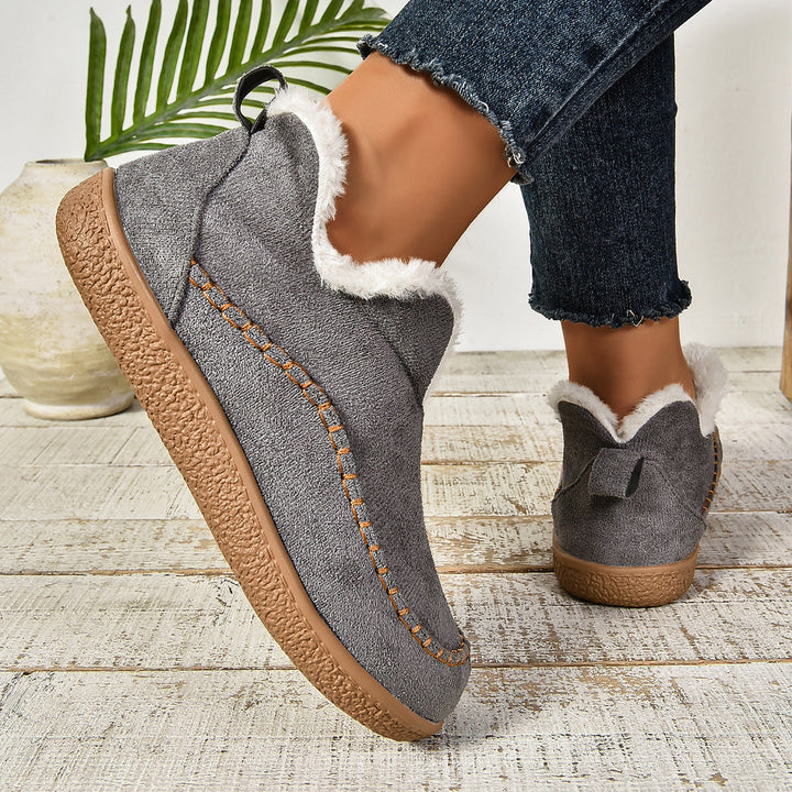 Jocelyn | Faux Fur Lined Slip-On Ankle Boots