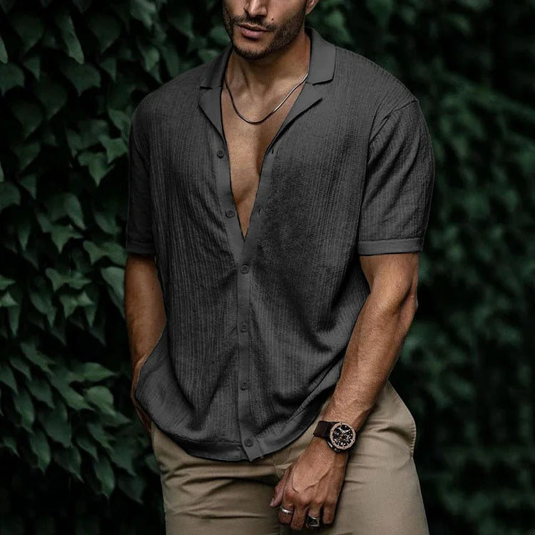Bradley | Short Sleeve Casual Button Shirt