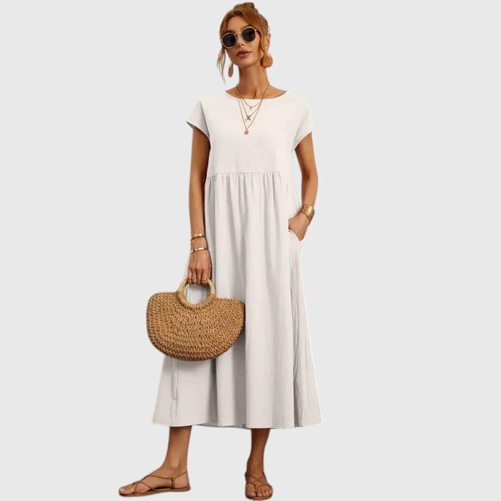 Mariana | Relaxed Empire Waist Midi Dress