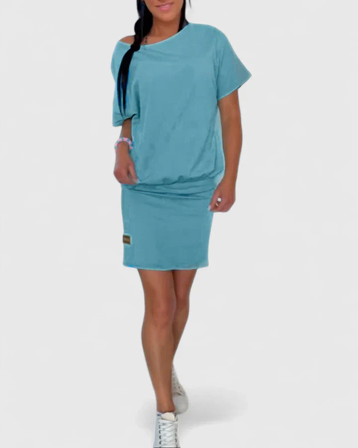 Norah | Short Sleeve Casual Mini Dress