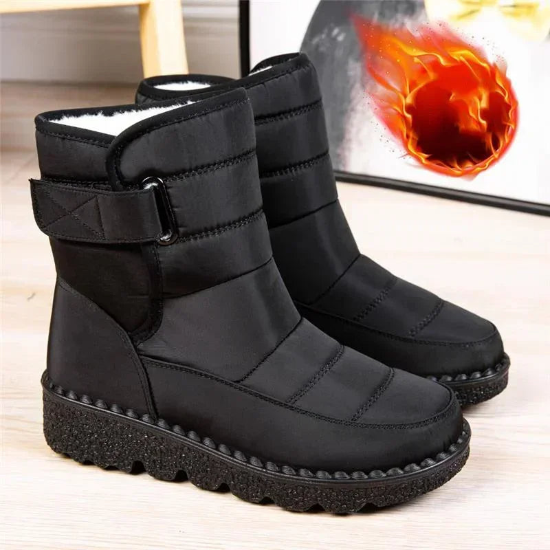 Minna | Waterproof Ankle Snow Boots with Strap