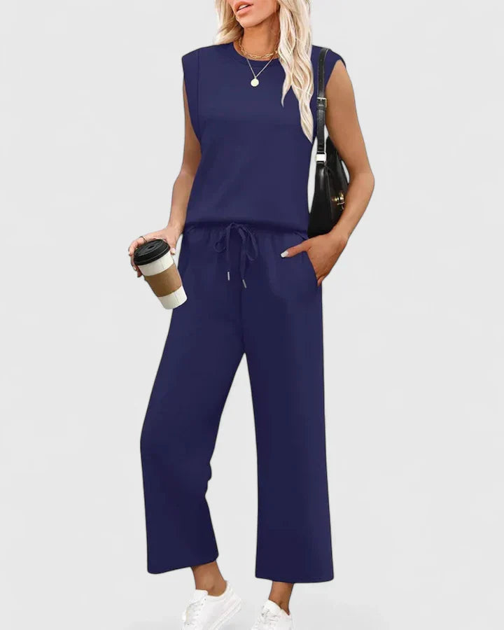 Akemi | Sleeveless Two-Piece Set