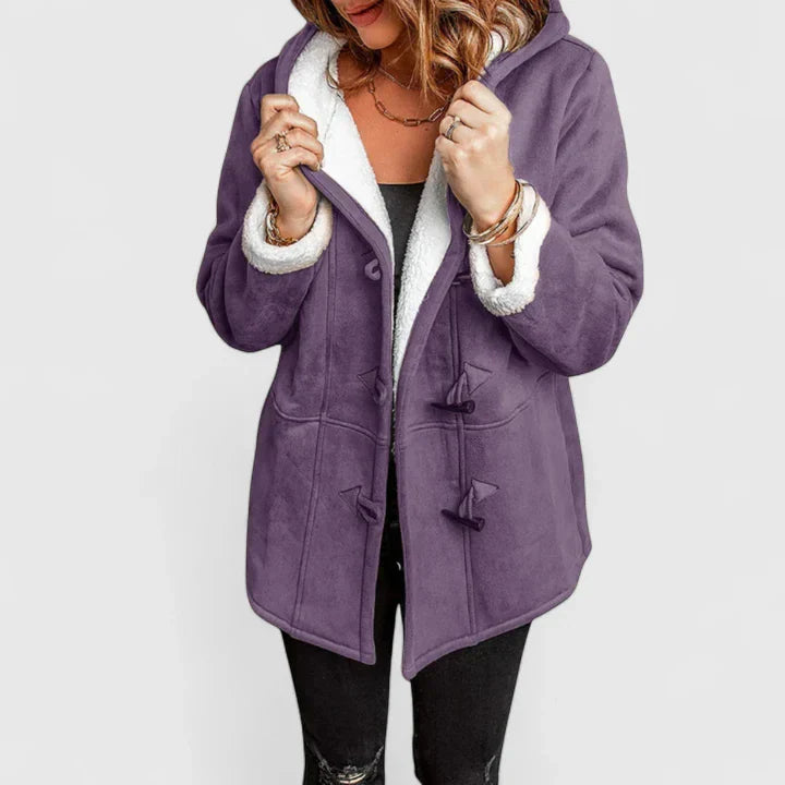 Krista | Hooded Sherpa-Lined Winter Coat