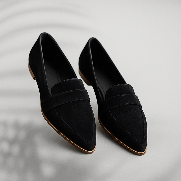 Enrica | Pointed Toe Slip-On Loafers