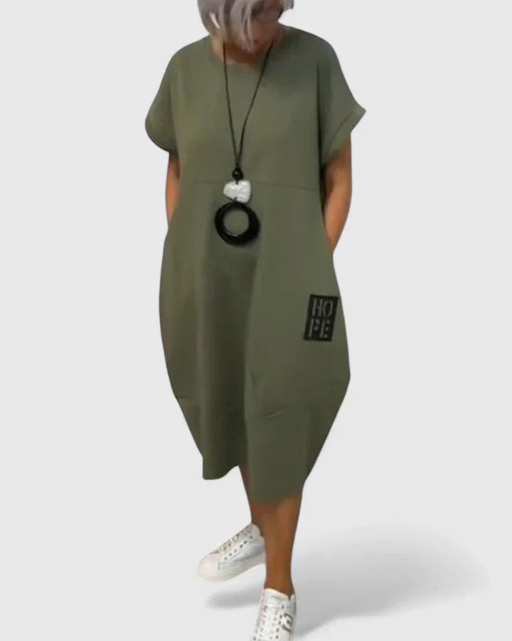 Leah | Relaxed Midi Dress