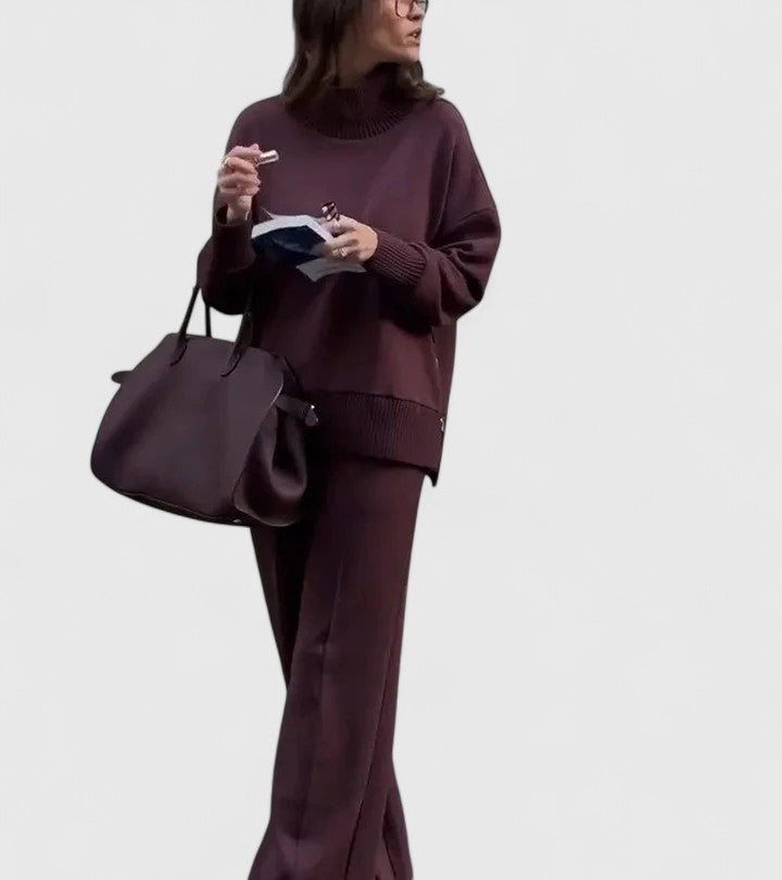 Almeta | High-Neck Knit Set