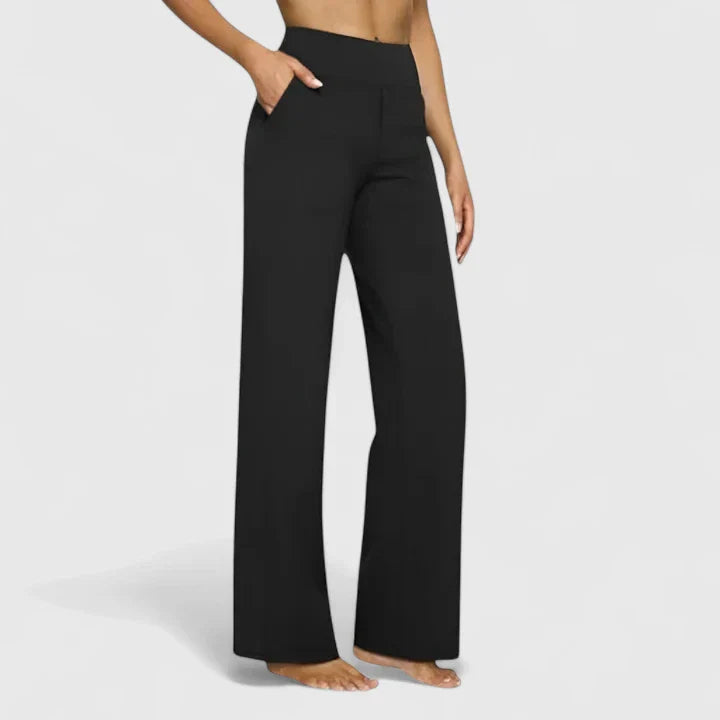 Callista | Wide Leg Pants with Side Pockets