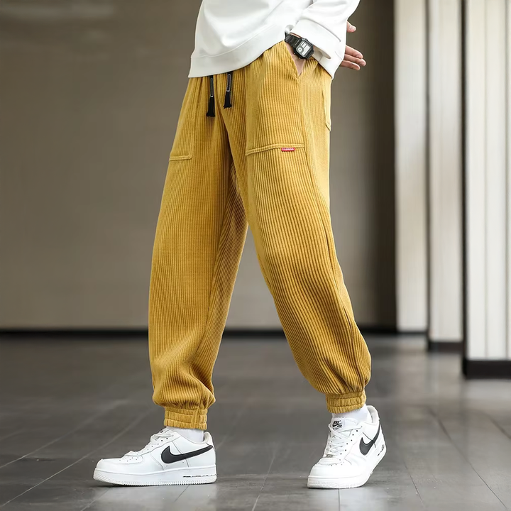 Tobias | Ribbed Texture Jogger Pants