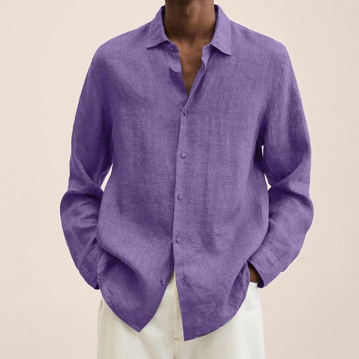 Nathan | Button Down Long Sleeve Shirt
