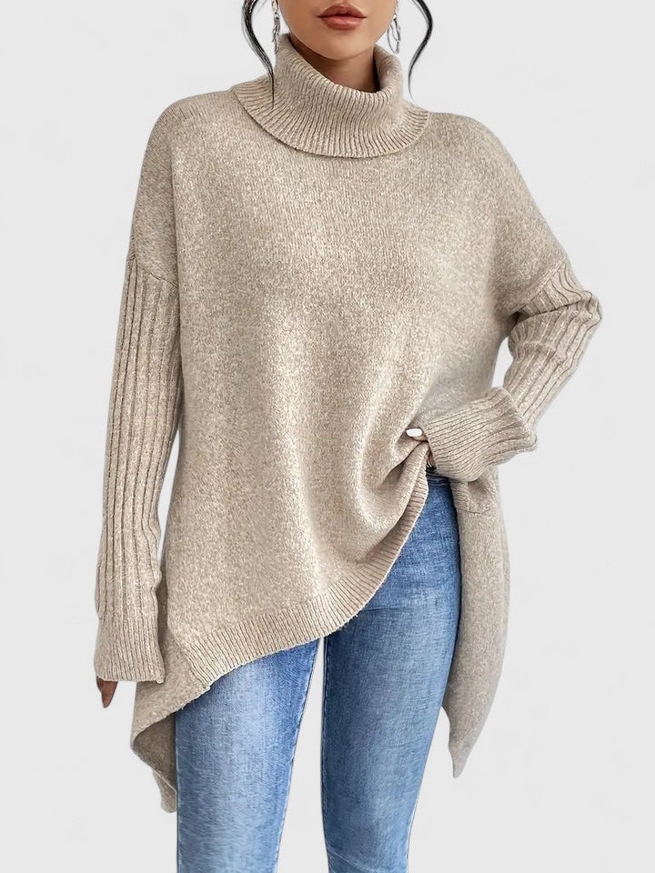 Jackie | Oversized Turtleneck Sweater with Long Sleeves