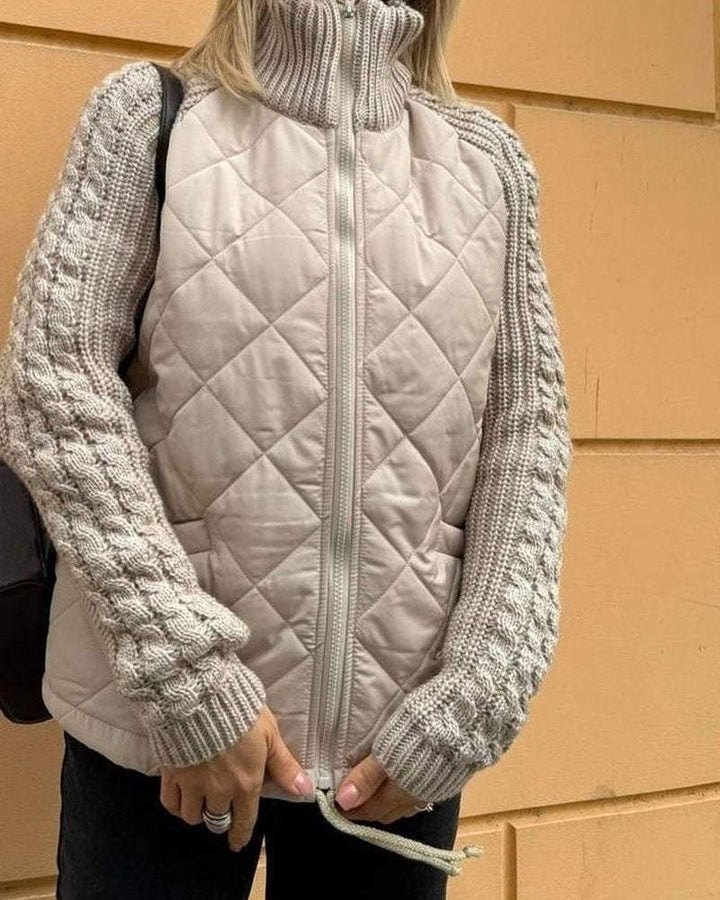Ashara | Padded Knit Sleeve Jacket
