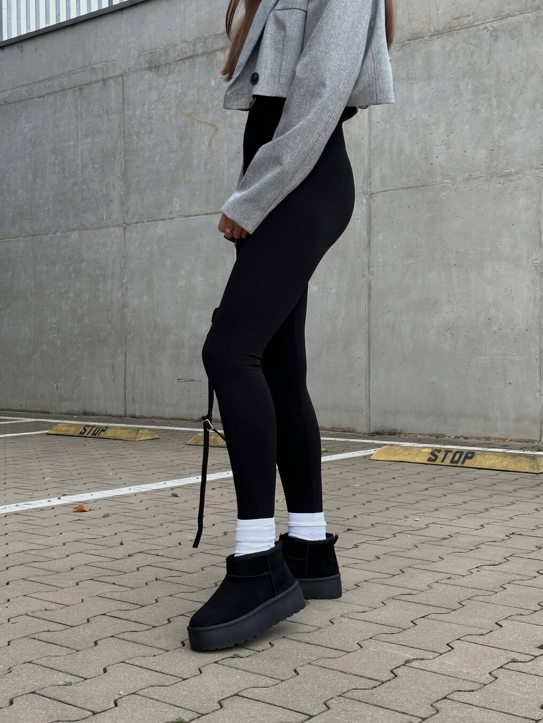 Alwilda | Platform Ankle Boots Pull-On Style