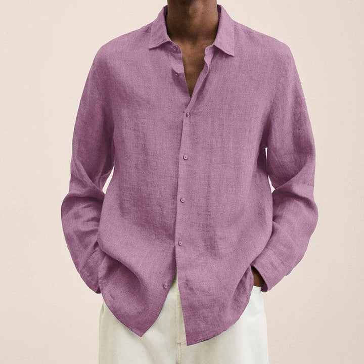 Nathan | Button Down Long Sleeve Shirt