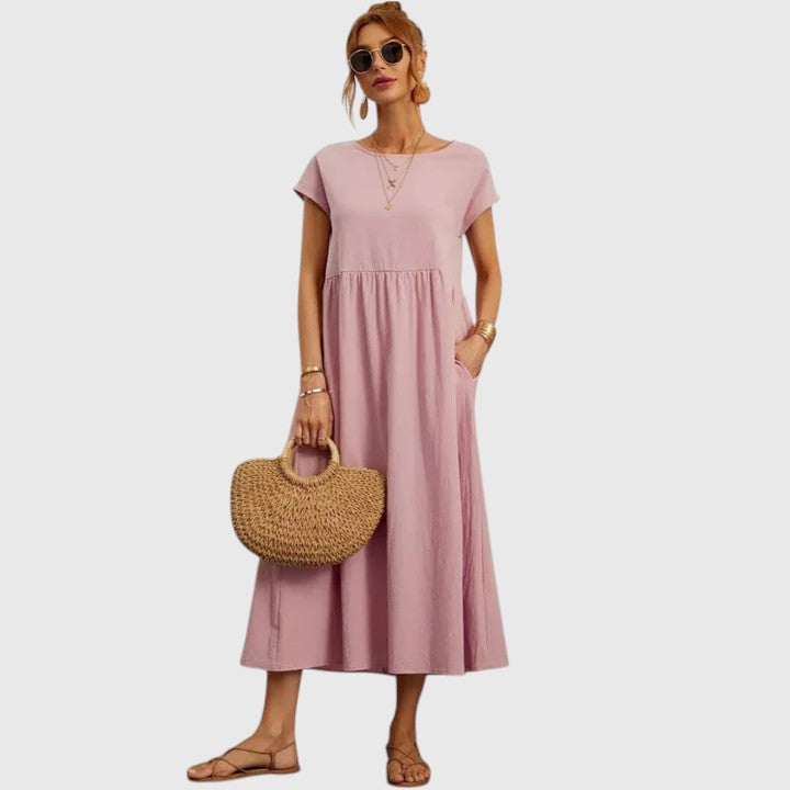 Mariana | Relaxed Empire Waist Midi Dress